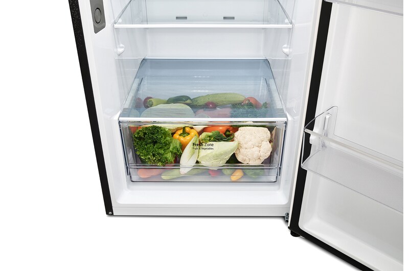 Bottom open door with food